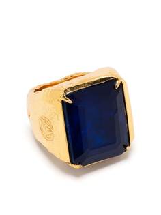 AMBUSH кольцо с квадратным камнем