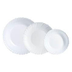 Сервиз столовый LUMINARC D8786, 18 предметов, белый