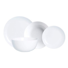 Сервиз столовый LUMINARC H5869, 19 предметов, белый