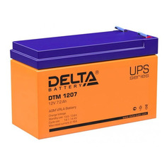 Аккумуляторная батарея для ИБП Delta DTM 1207 12В, 7.2Ач Дельта