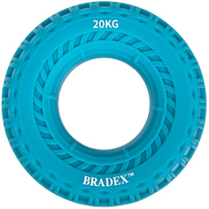 Эспандер Bradex кистевой, до 20 кг, с протектором, синий (SF 0567)