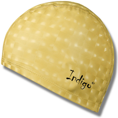 Шапочка для плавания INDIGO желтая (IN047)