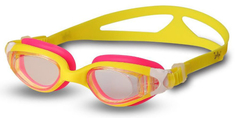 Очки для плавания INDIGO Nemo, желто-розовые (GS16-3)