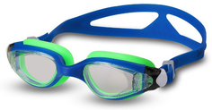 Очки для плавания INDIGO Nemo, сине-салатовые (GS16-1)