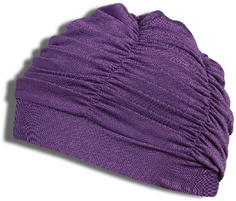 Шапочка для плавания INDIGO Lucra SM, женская, фиолетовая (SM-092)