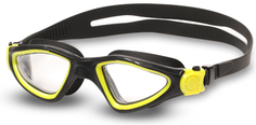 Очки для плавания INDIGO Snail, черно-желтые (S2937F)