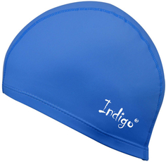 Шапочка для плавания INDIGO синяя (IN048)