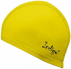 Шапочка для плавания INDIGO желтая (IN048)