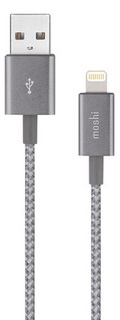 Кабель Moshi Integra Lightning - USB (серый)