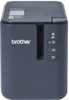 Принтер для печати наклеек Brother PT-P950NW (светло-серый)
