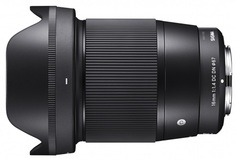 Объектив Sigma AF 16mm F1.4 DC DN Contemporary EF-M (черный)