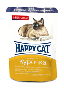 Паучи: курочка 0,1 кг 22 шт HAPPY CAT