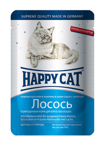 Паучи: лосось 0,1 кг 22 шт HAPPY CAT