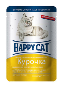 Паучи: курочка 0,1 кг 22 шт HAPPY CAT