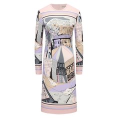 Платье из вискозы и шелка Emilio Pucci
