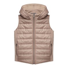 Двусторонний жилет с капюшоном Giorgetti Cashmere