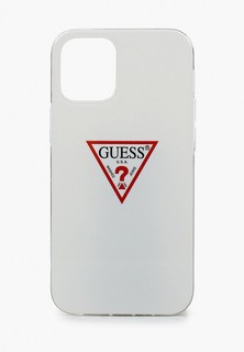 Чехол для iPhone Guess 12 mini, Shiny Triangle logo White