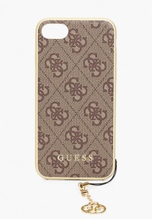 Чехол для телефона Guess 7 / 8 / SE 2020, 4G Charms collection Hard Brown