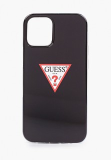 Чехол для iPhone Guess 12 mini (5.4), PC/TPU Shiny Triangle logo Black