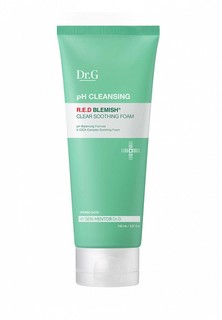 Пенка для умывания Dr.G успокаивающая смягчающая pH CLEANSING R.E.D. BLEMISH CLEAR SOOTHING FOAM, 150 мл