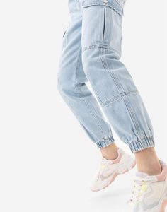 Джинсы-джоггеры с карманами-карго Gloria Jeans