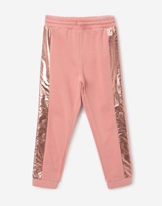 Розовые брюки-джоггеры для девочки Gloria Jeans