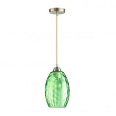 Светильник подвесной Sapphire, 1 лампа, 3 м², цвет зелёный Lumion