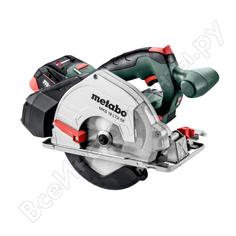 Аккумуляторная дисковая пила metabo mks 18 ltx 58 600771700