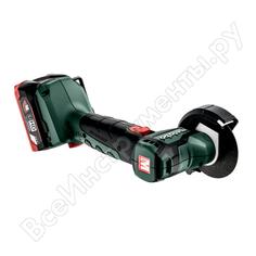 Аккумуляторная угловая шлифмашина metabo powermaxx cc 12 bl 2x4.0 600348800