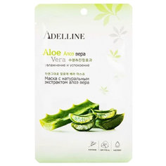 Тканевая маска Adelline Facial Mask Aloe Vera с экстрактом алоэ