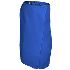 Вафельная накидка для женщин Банные штучки 145x78 см синяя