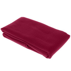 Вафельное полотенце-простынь банное, красное 80x150 см "Банные штучки"