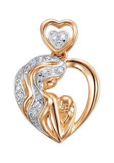 Золотые кулоны, подвески, медальоны Vesna jewelry