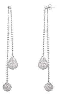 Серебряные серьги WANNA?BE! Wannabe