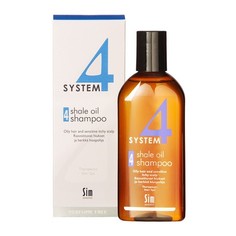 Sim Sensitive, Терапевтический шампунь System4 Shale Oil №4, 215 мл