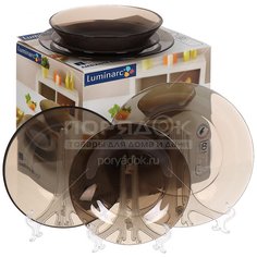 Сервиз столовый из стекла, 18 предметов, Ambiante Eclipse N4579 Luminarc