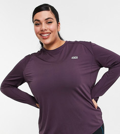 Лонгслив для бега ASOS 4505 Curve-Фиолетовый цвет