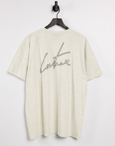 Свободная серая футболка с принтом The Couture Club-Серый
