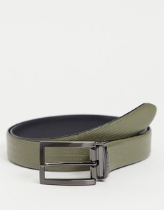 Двусторонний ремень Ted Baker-Зеленый цвет