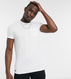 Базовая белая футболка с карманом Threadbare Tall-Белый