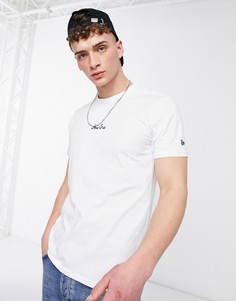 Белая футболка с надписью New Era Essentials-Белый