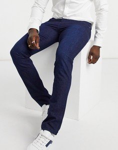 Узкие джинсы BOSS Business Delaware3-Темно-синий
