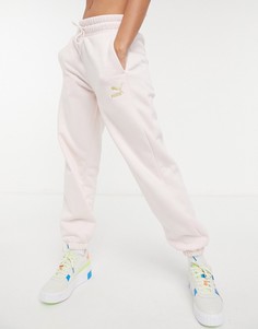 Розовые oversized-джоггеры Puma Classics-Розовый цвет