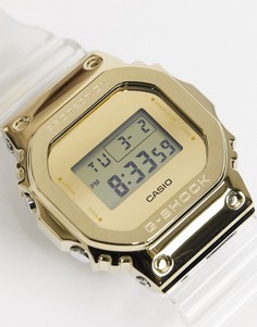Цифровые часы в стиле унисекс с прозрачным ремешком Casio G-Shock DW-5600SKE-7ER-Прозрачный