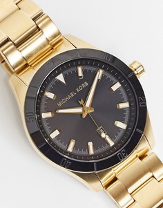 Золотистые наручные часы Michael Kors Layton MK8816-Золотистый