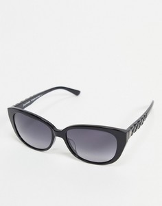Солнцезащитные очки с узкими стеклами Juicy Couture-Черный цвет