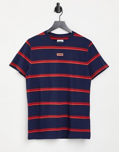 Футболка в полоску Wrangler-Темно-синий