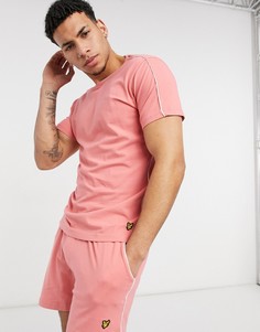 Комплект домашней одежды розового цвета с отделкой тесьмой Lyle & Scott Bodywear Teddy-Розовый цвет