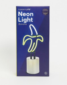 Неоновый светильник в форме банана с разъемом USB Sunnylife-Желтый