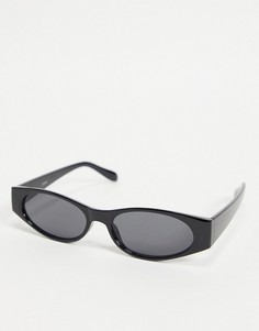 Тонкие солнцезащитные очки в квадратной оправе Madein-Черный цвет Madein.